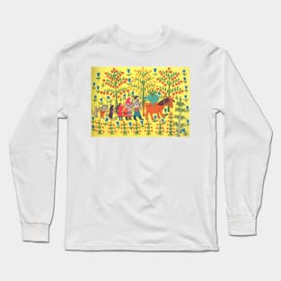 ola man and old woman carry a turnip 1983 - Margaret Preston Long Sleeve T-Shirt